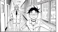 Sanjome chasing Okarun in chapter 169 of the manga (Image via Shueisha)